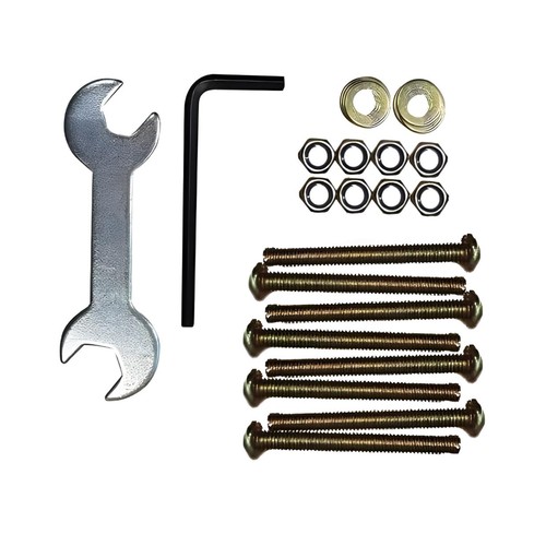Bed frame hardware set heavy - set,