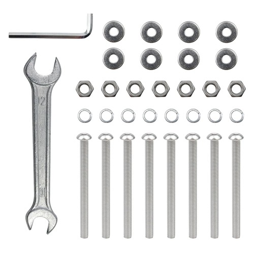 Bed frame bolts and - nuts, kit